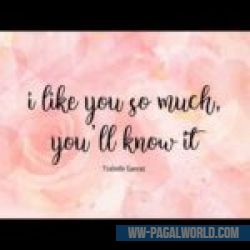 I Like You So Much You’ll Know It
